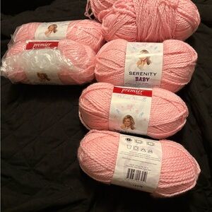 Premier Deborah Norville Serenity Baby Yarn - Pastel Pink
7 skeins.